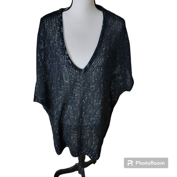 Torrid Open Knit Sweater with Deep V-Neck. Size 4X. - Picture 1 of 7